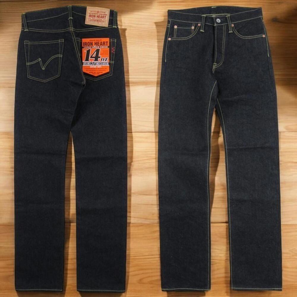 IRON HEART 634S 14oz Selvedge Denim Straight NWT - 29" Men